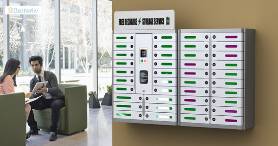 UVC Sterilization Cell Charging Lockers 20 Bays with Android Screen